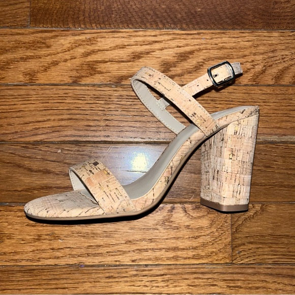 BP. Lula Slingback Sandal Natural Cork & Leather Women’s Size 4.5 - Picture 5 of 7